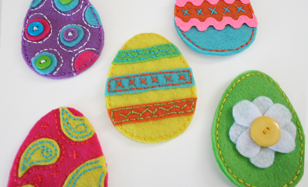 Easy Easter Felt Egg Pouches Craft Tutorial