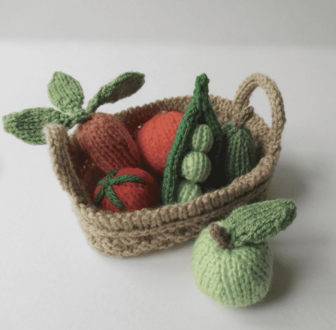 Fruit and Vegetables toy knitting patterns
