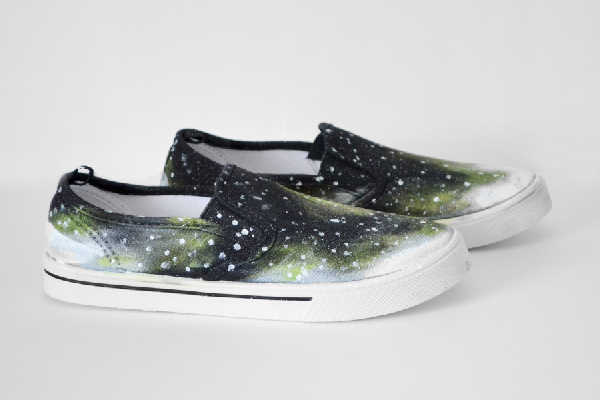 DIY Shoe Makeover: Galaxy Shoes for Men, Women and Children