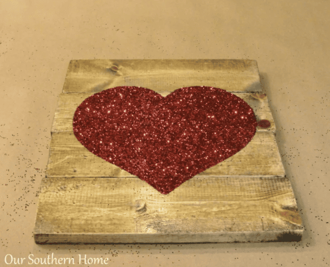 Mod Podge Heart Wall Art DIY