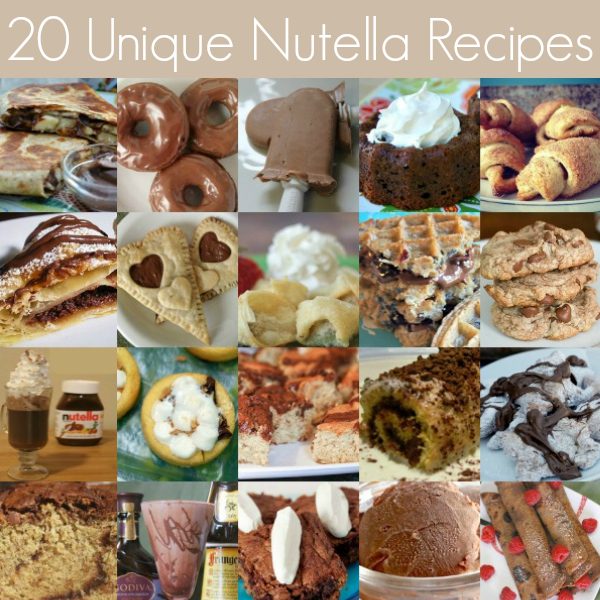 20 Unique Nutella Recipes | Mom Spark - Mom Blogger