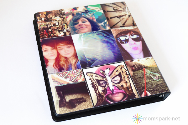 DIY Mod Podge Instagram Binders Tutorial