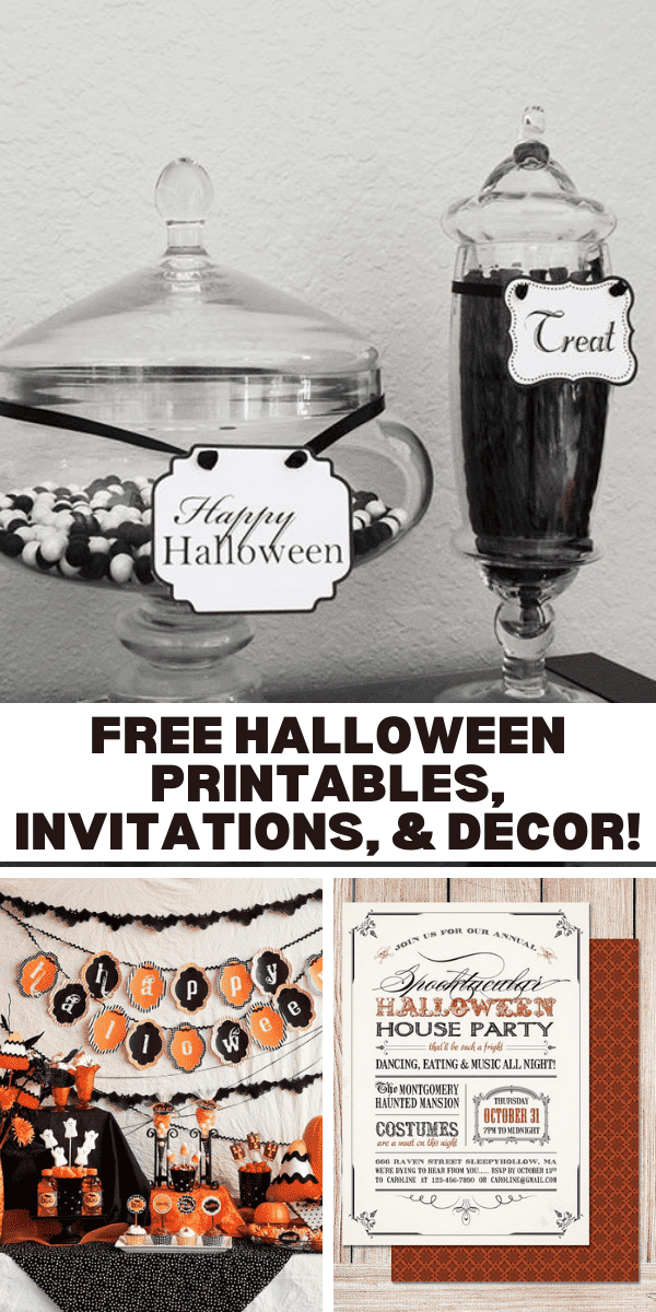 FREE Halloween Printables, Invitations, And More!