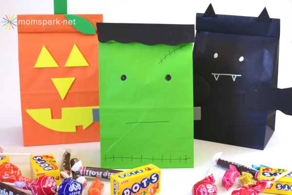 Kid DIY - Halloween Treat Bags