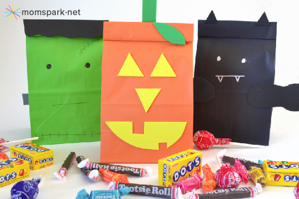 Kid DIY - Halloween Treat Bags