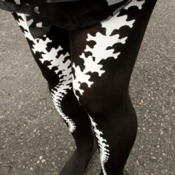 Skeleton Bone Tights