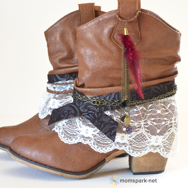 DIY Shoe Makeover: Bohemian Boots