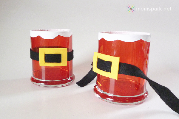 Stained Santa Votives Tutorial