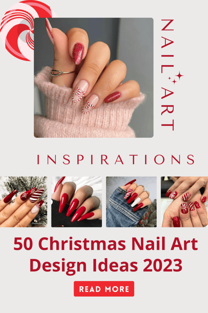 50 Christmas Nail Art Styles