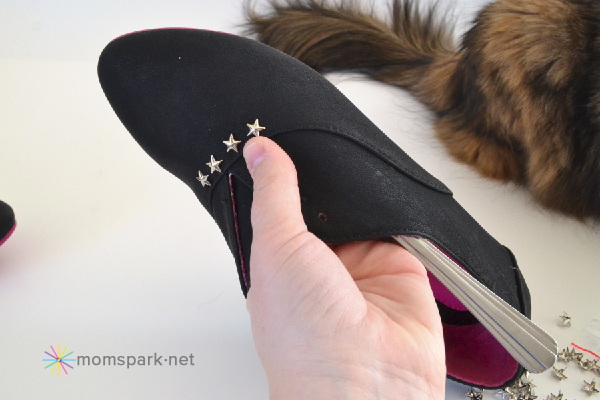 DIY Shoe Makeover: Star Studded Oxfords (No Laces!)