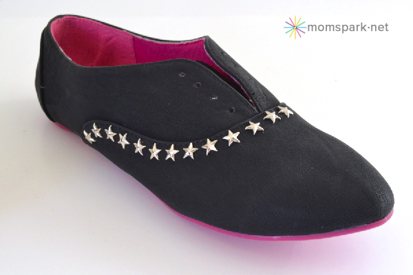 DIY Shoe Makeover: Star Studded Oxfords (No Laces!)