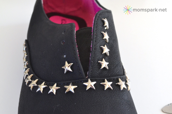 DIY Shoe Makeover: Star Studded Oxfords (No Laces!)