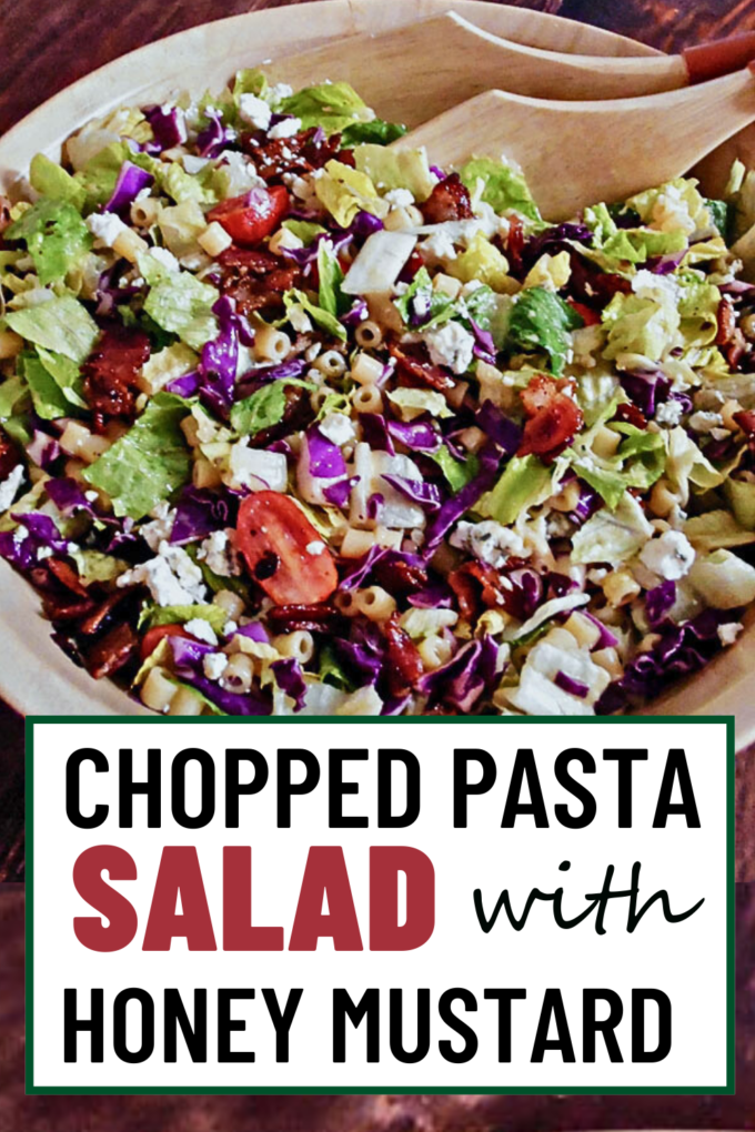 Chopped Pasta Salad with Honey Mustard Dressing Recipe