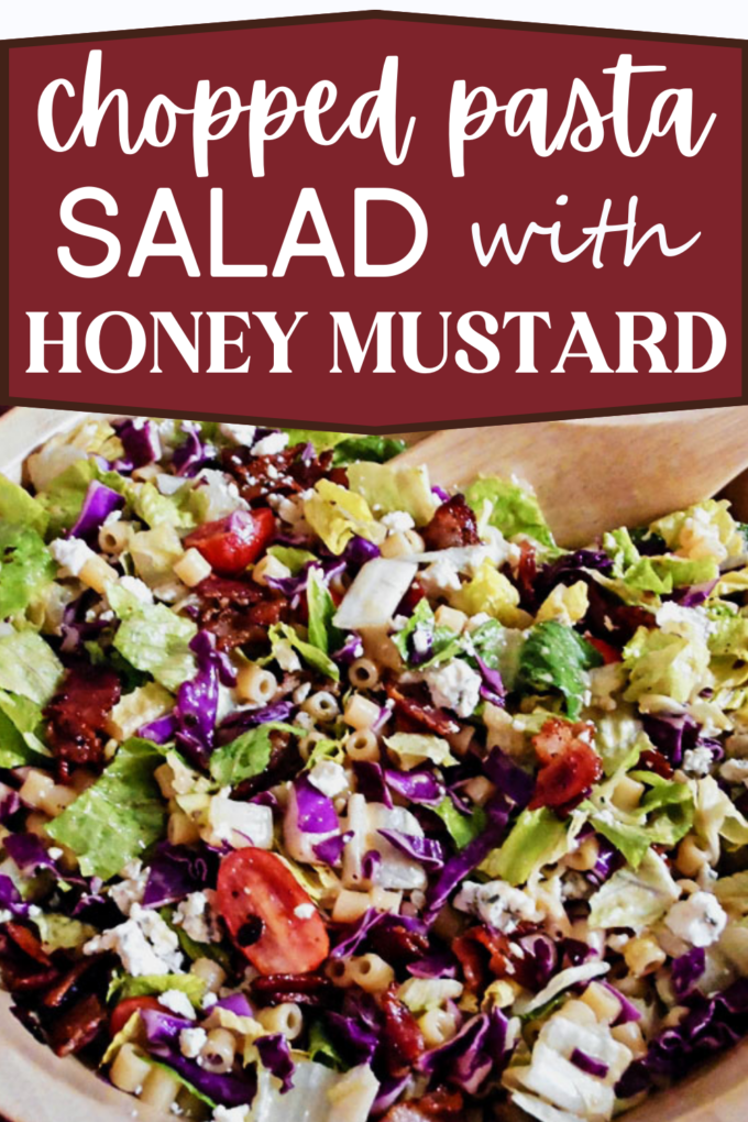 Chopped Pasta Salad with Honey Mustard Dressing Recipe