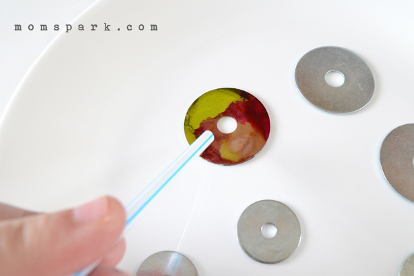 DIY: Marbled Washer Necklace Tutorial