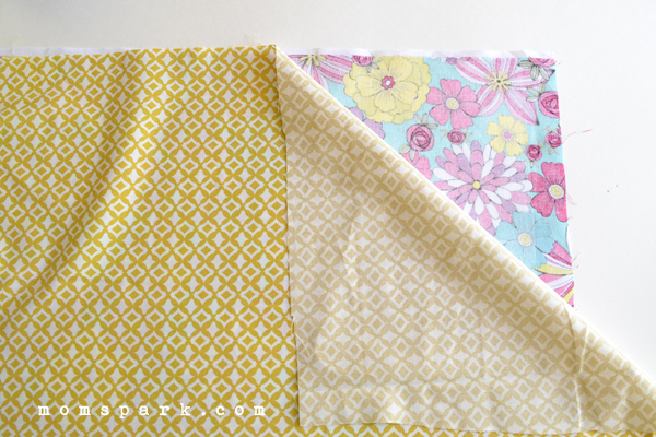 DIY Reversible No Sew Placemats