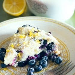 The Easiest, Prettiest Ever Meyer Lemon & Blueberry Cake Recipe