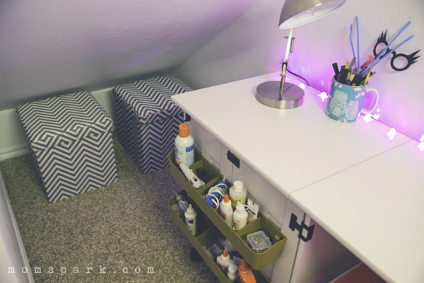 Small Space Craft Room Makeover