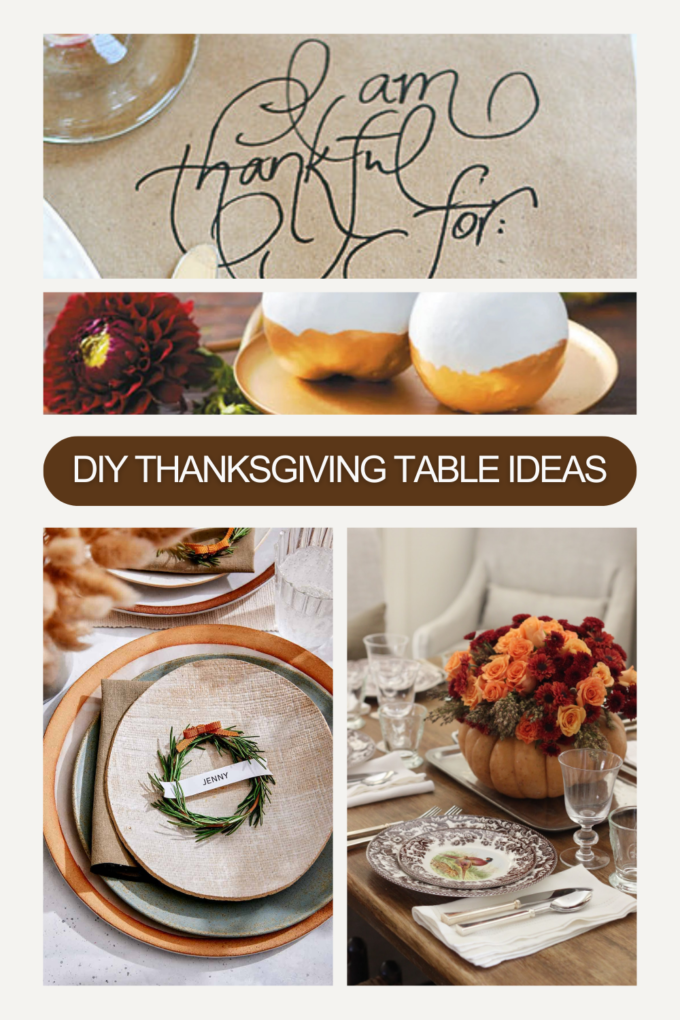 8 DIY Ideas For Your Thanksgiving Table