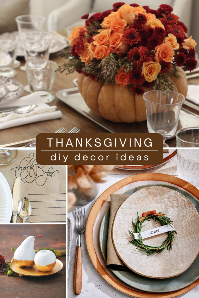 8 DIY Ideas For Your Thanksgiving Table