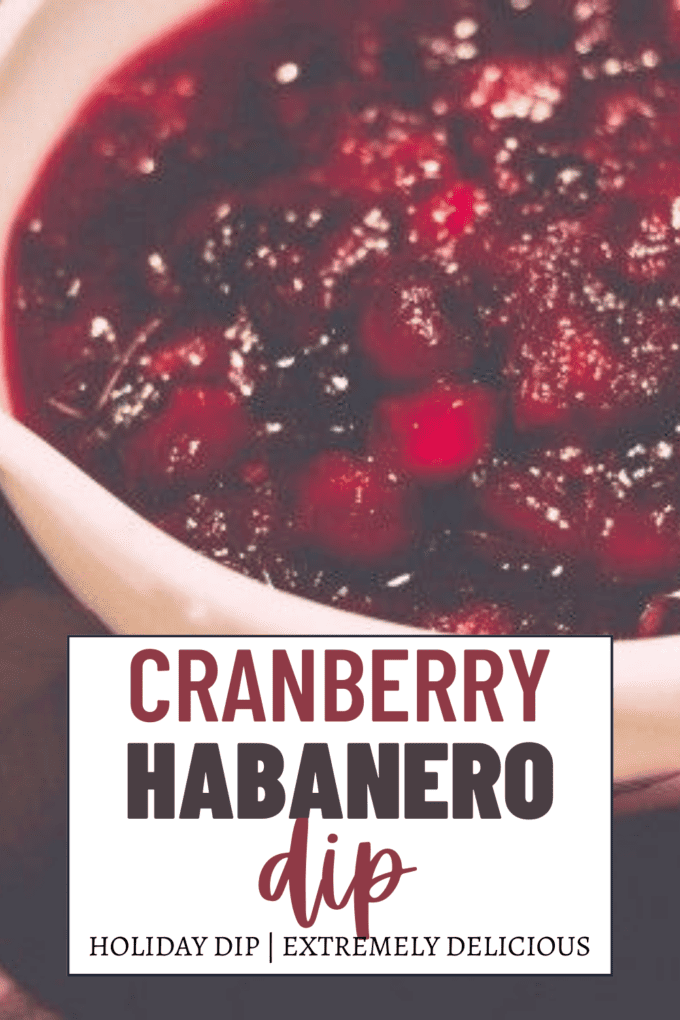 Cranberry Habanero Dip