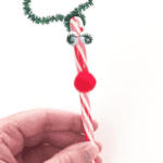 Candy Cane Reindeer Christmas Craft