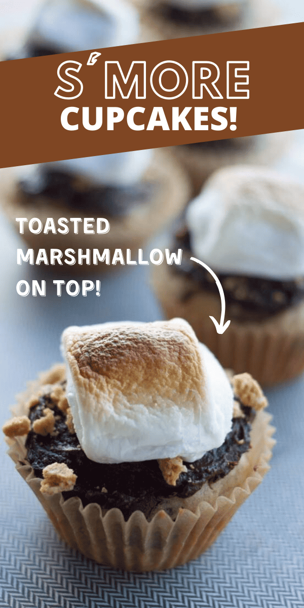 S’Mores Toasted Marshmallow Cupcakes Recipe