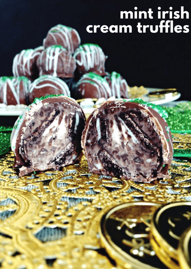 Mint Irish Cream Truffles Recipe