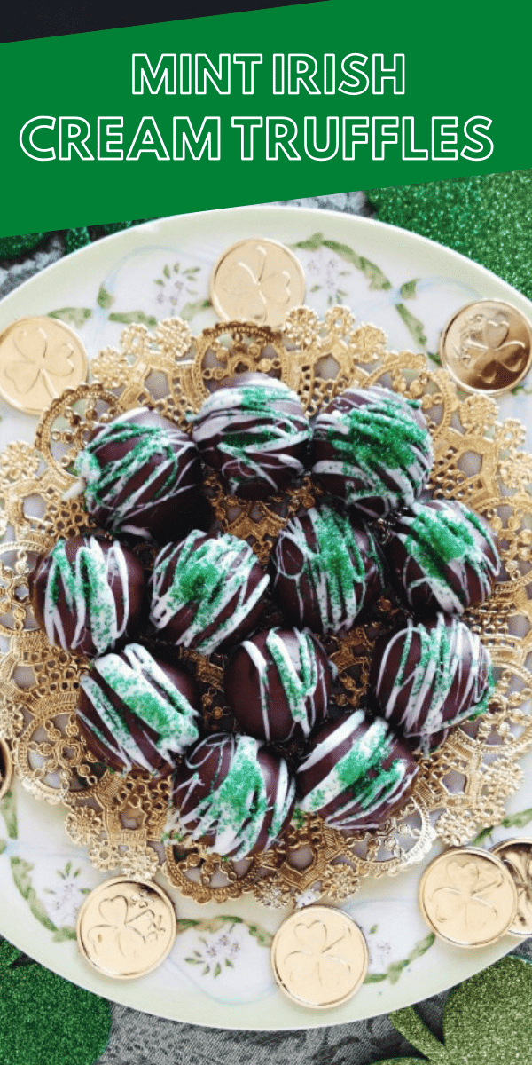 Mint Irish Cream Truffles Recipe