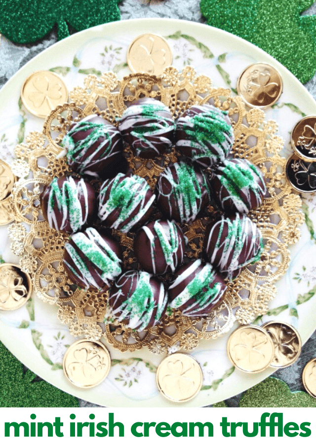 Mint Irish Cream Truffles Recipe