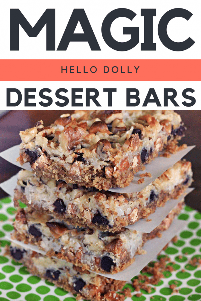 Hello Dolly Bars Recipe | Mom Spark - Mom Blogger