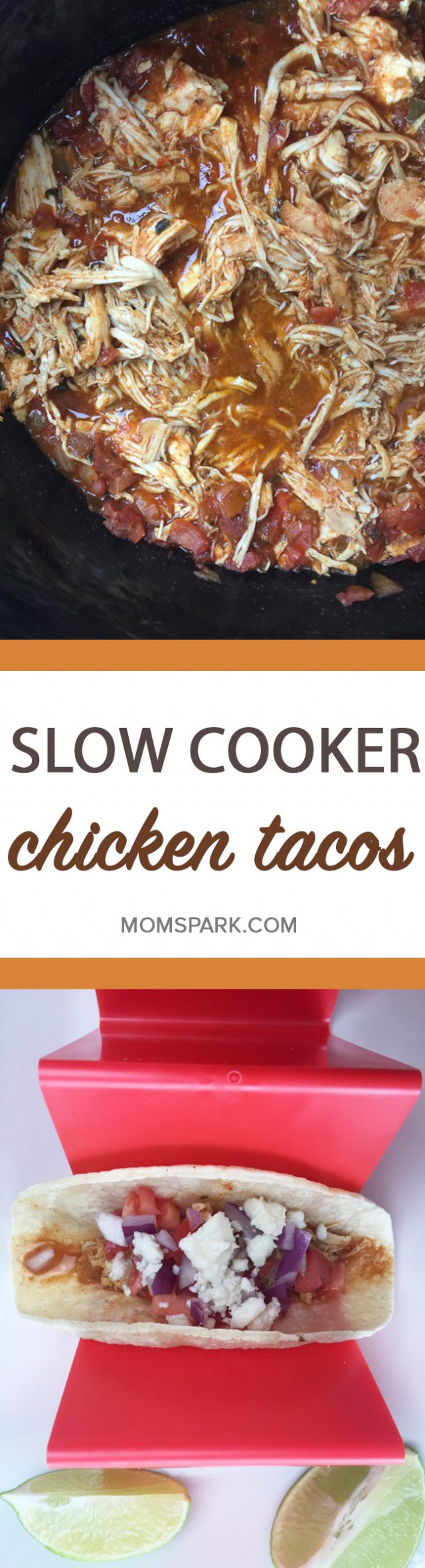 Slow Cooker Shredded Mexican Chicken for Tacos or Nachos Recipe