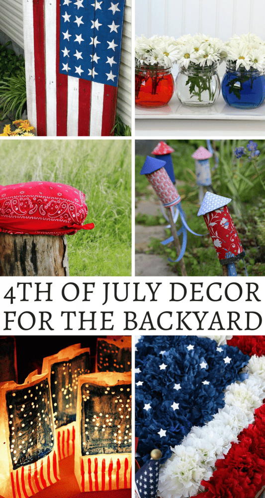 Fourth Of July Decor For Your Backyard!