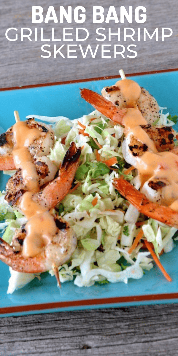 Bang Bang Grilled Shrimp Skewers