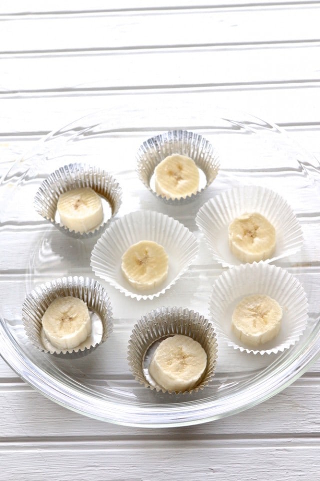 Frozen Banana Peanut Butter Cups