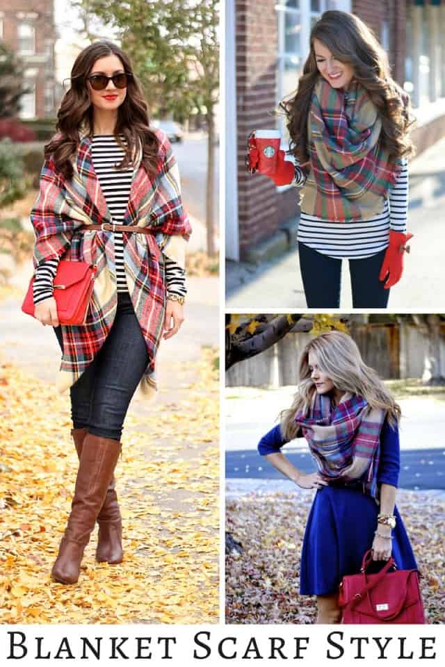 Blanket Scarf Style: 6 Outfits We Love | Mom Spark - Mom Blogger