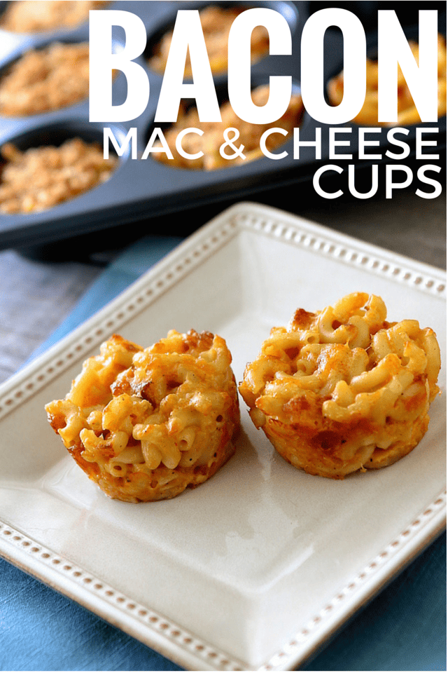 Bacon Macaroni and Cheese Cups