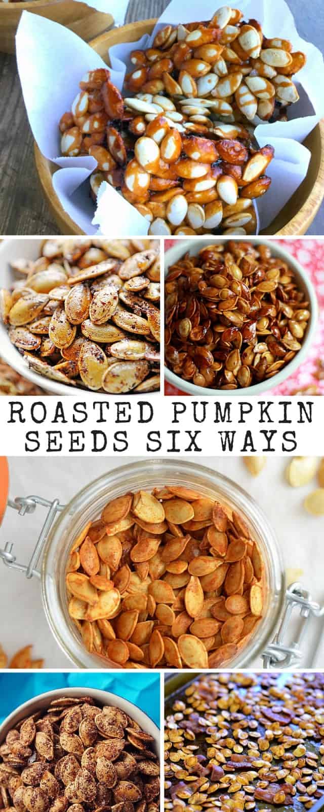 Roasted Pumpkin Seeds 6 Ways