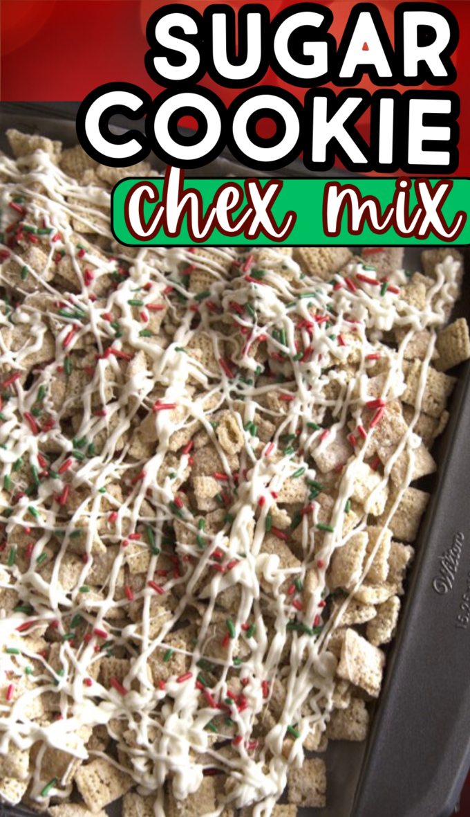 Sugar Cookie Chex Party Mix Recipe