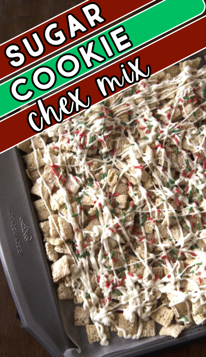 Sugar Cookie Chex Party Mix Recipe