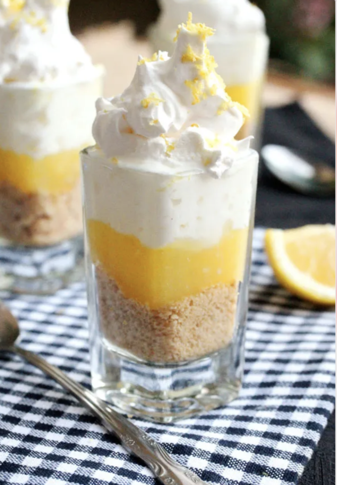 Lemon Shortbread Dessert Shooter