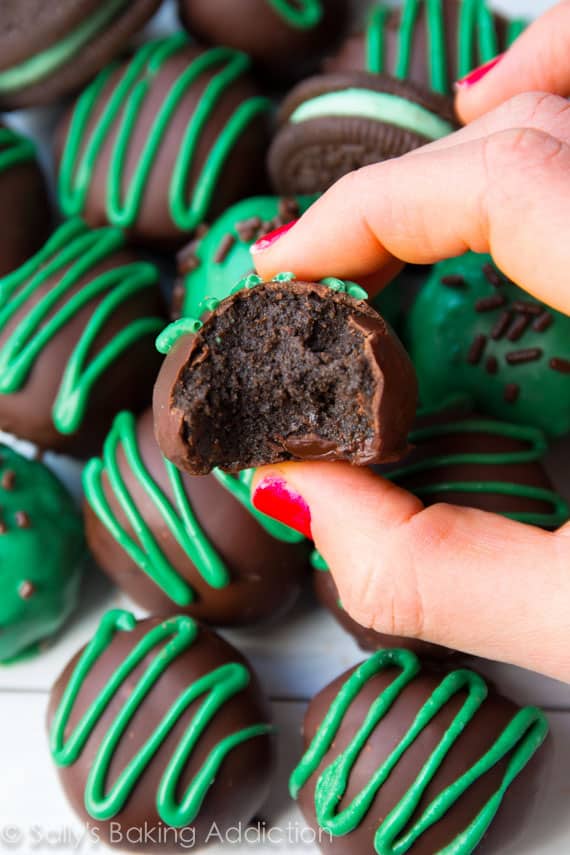 Mint Oreo Truffles