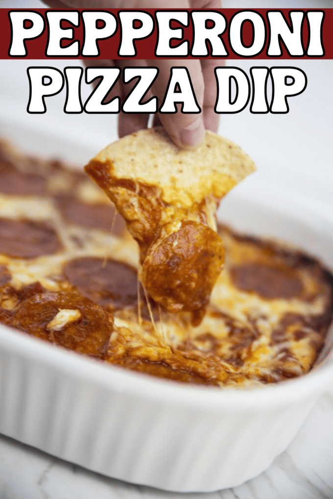 Cheesy Pepperoni Pizza Dip Recipe