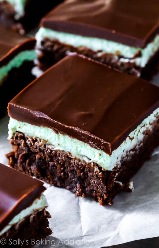 Classic Mint Chocolate Brownies