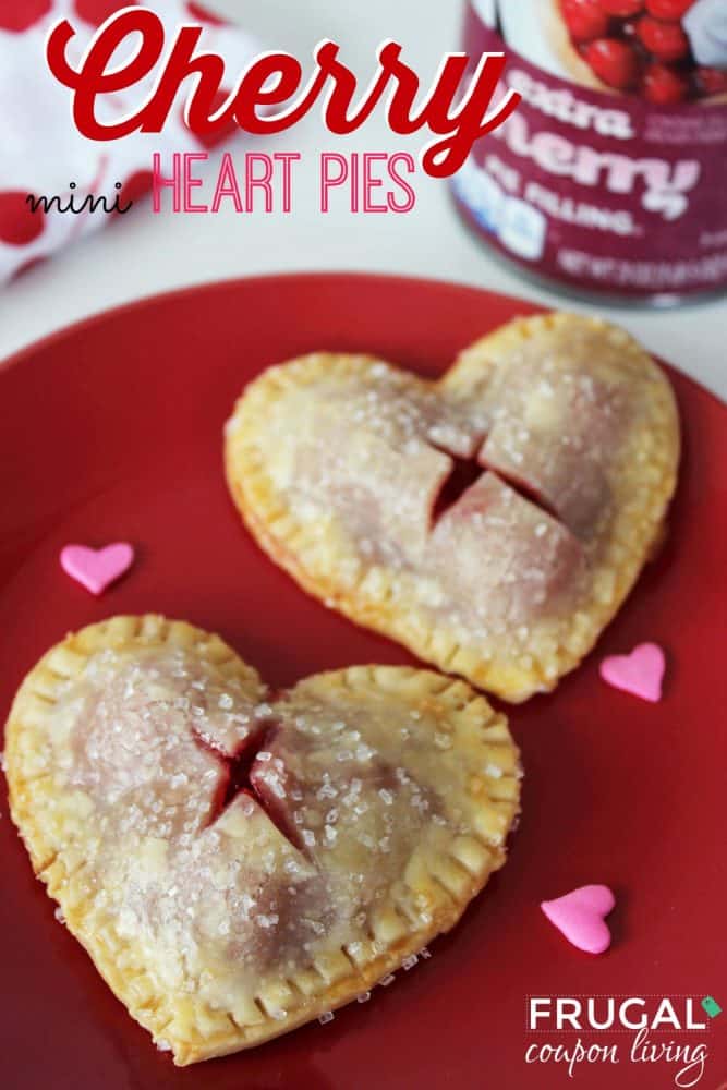 Mini Cherry Heart Pies