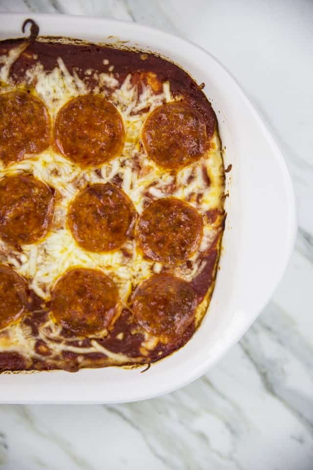 Cheese Pepperoni Pizza Dip