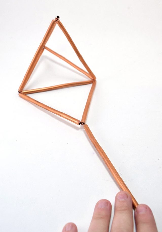 Himmeli Style Copper Sculpture Tutorial