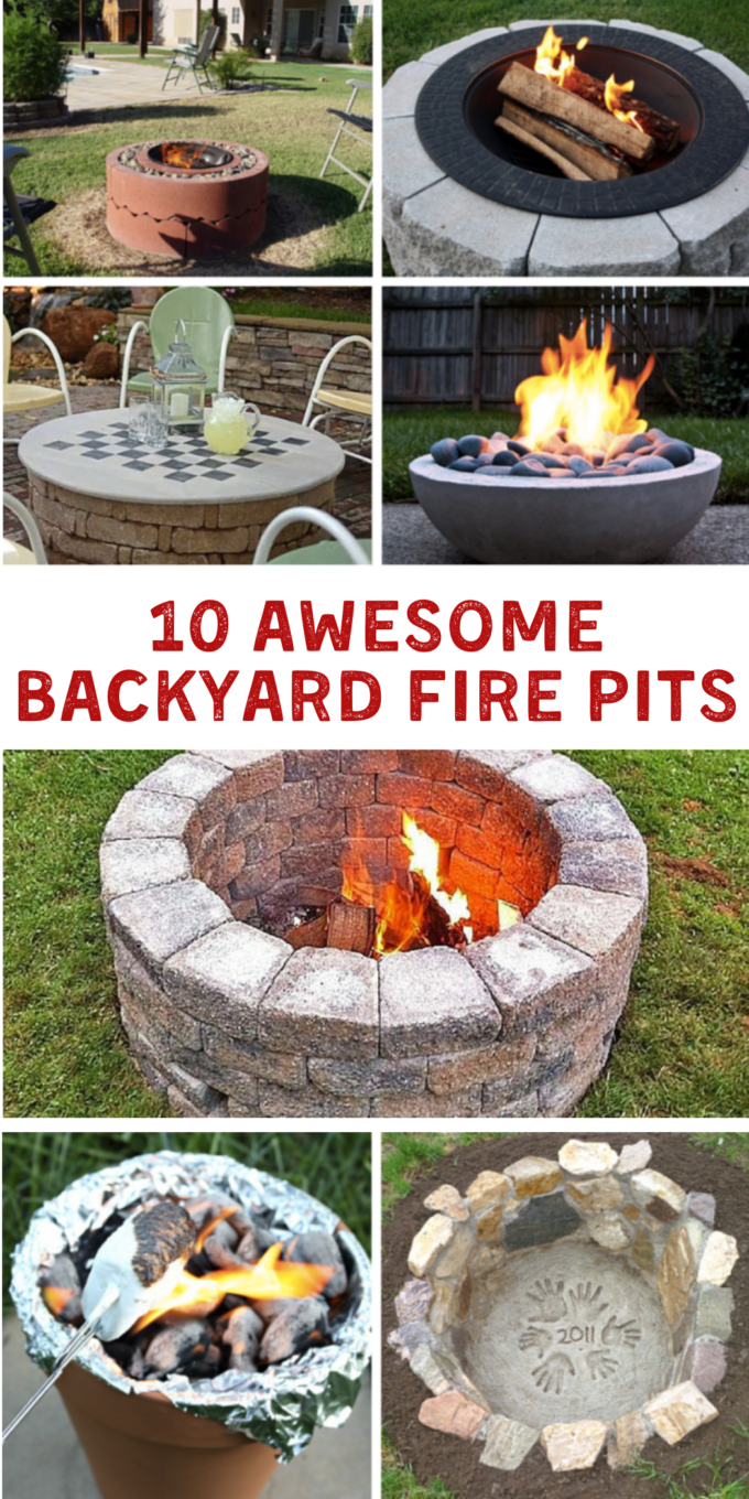 10 Awesome Backyard Fire Pits