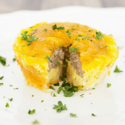 Sausage, Cheese & Egg Breakfast Hash Brown Nests Recipe
