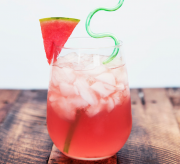Watermelon Vodka Spritzer Drink Recipe